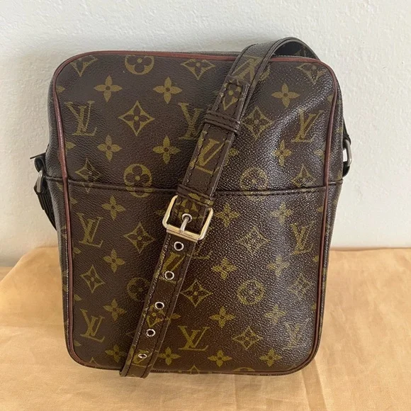 Louis Vuitton Marceau Shoulder Crossbody Messenger Bag Unisex Rare 1970-80 EUC - Picture 17 of 17